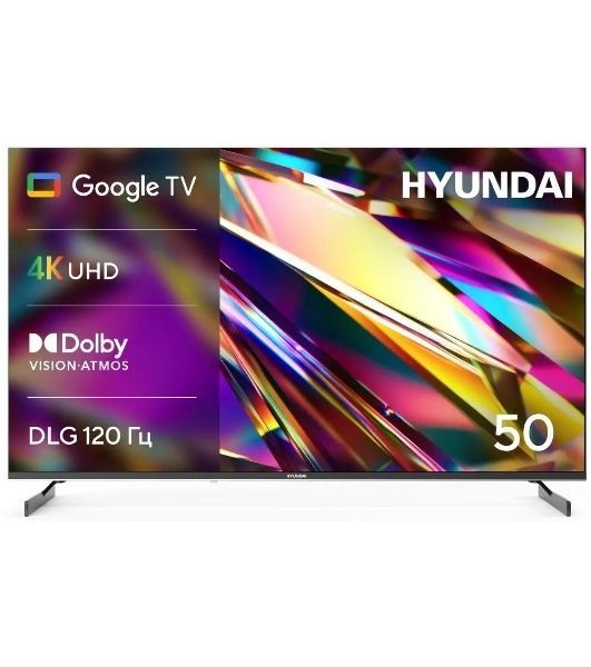 Телевизор Hyundai 50" H-LED50BU7011 черный LED 4K UHD 60Hz Smart TV 2GB/16GB