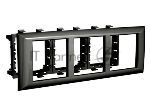 Рамка-суппорт 6мод. Avanti для In-liner Front черный ДКС 4402916