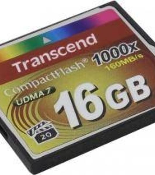 Флеш карта Transcend Ultimate TS16GCF1000/CF (Compact Flash)/16 ГБ/UDMA 7, VPG 65/160 МБ/с