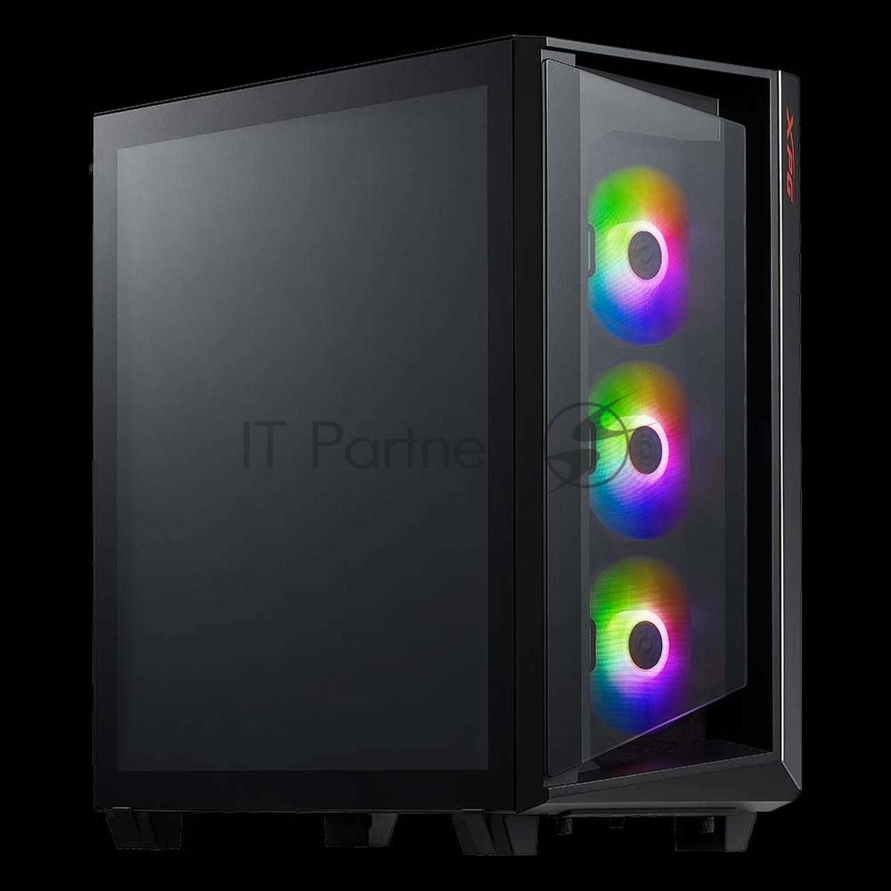 Компьютерный корпус ADATA XPG CRUISERST черный Mid-Tower, Micro-ATX, Mini-ITX, Standard-ATX