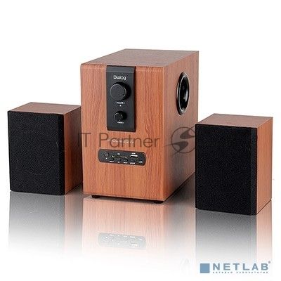Акустическая система Dialog Progressive AP-150 BROWN 2.1, 10W+2*5W RMS, USB+SD reader