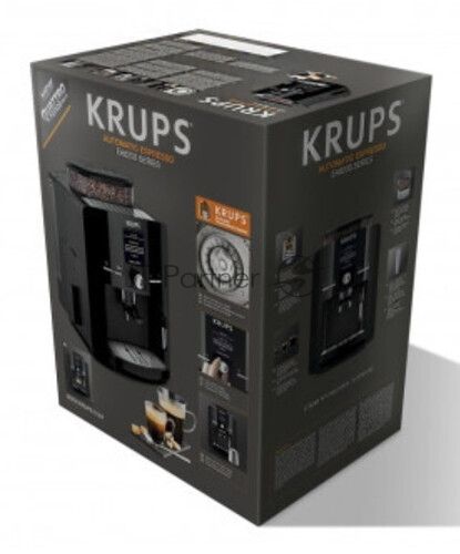Кофемашина Krups Espresseria EA82F010 1450Вт черный/нержавеющая сталь