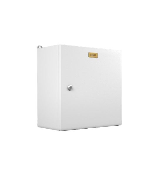 Шкаф электротехнический настенный Elbox EMW, IP66, 400х400х150 мм (ВхШхГ), дверь: металл, металл, серый