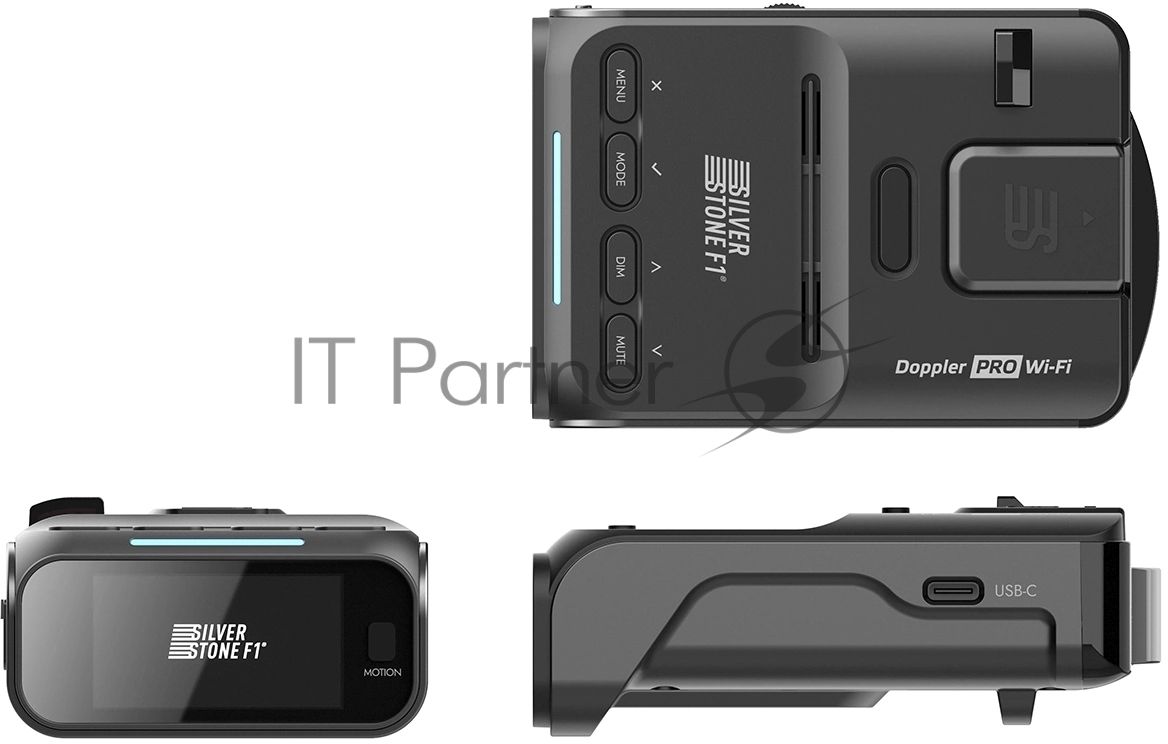 Радар-детектор Silverstone F1 DOPPLER PRO Wi-Fi GPS приемник