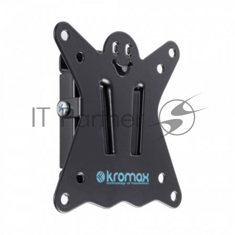 Кронштейн для телевизора Kromax CASPER-100 черный 10"-32" макс.25кг настенный фиксированный