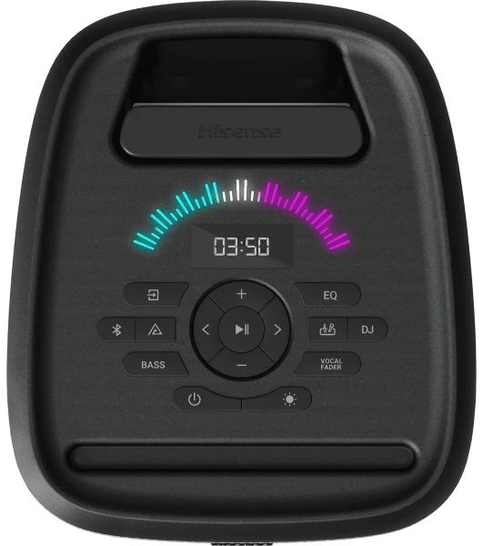 Минисистема Hisense Party Thunder черный 620Вт USB BT