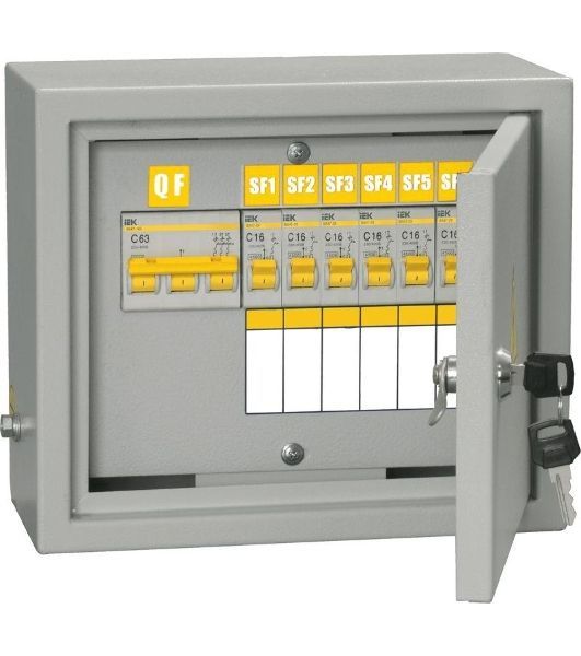Щит ОЩВ-6/ОЩВ-3-63-6-0 (ВВ63А 6х16А) IP31 IEK MSM10-3N-06-31