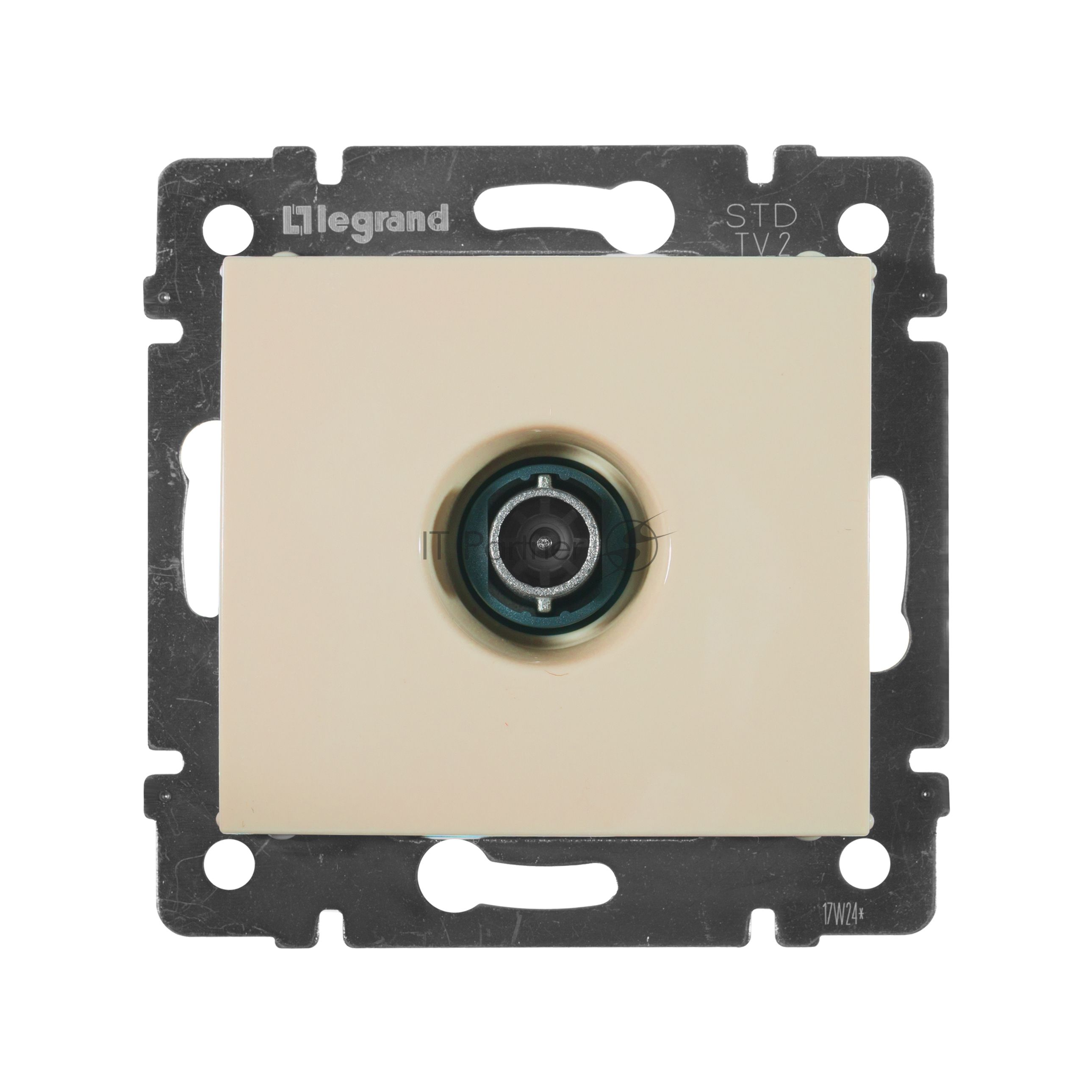 Телевизионная розетка Legrand Valena 774330, оконечная, крем, 10 дБ