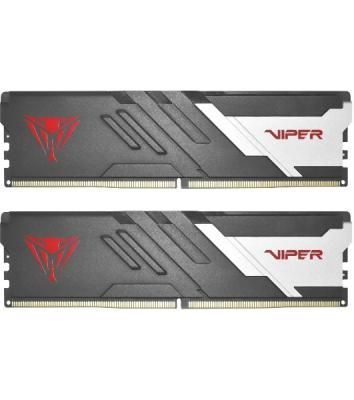 Оперативная память Patriot Memory Viper Venom, DDR5, 48Gb (2x24GB), 6000 MHz, CL30, DIMM, с радиатором, черный