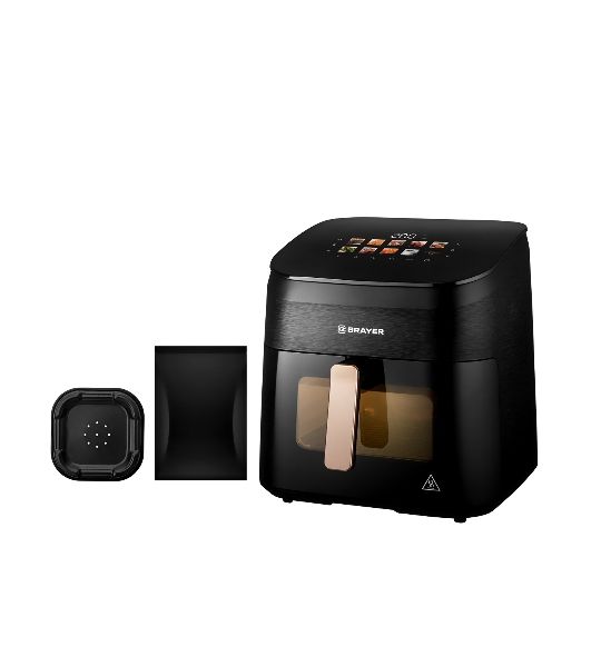 Аэрогриль Brayer BR2057 черный, 2200 Вт, 8.5 л, сенсор, 10 программ