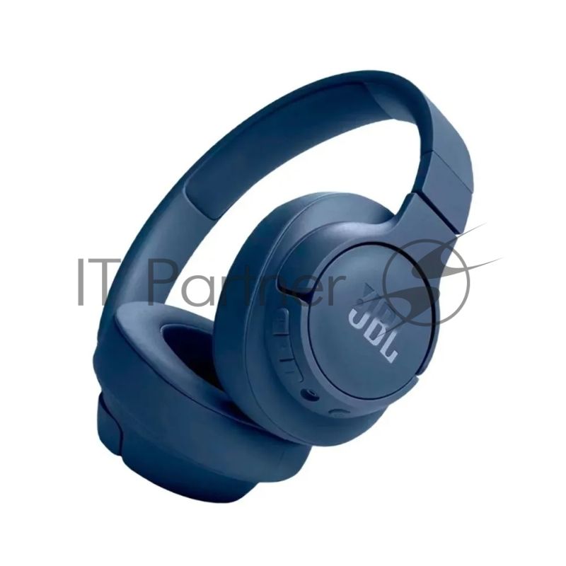Беспроводные/проводные наушники JBL Tune 720BT синий, полноразмерные, Bluetooth + проводной, до 76 ч.