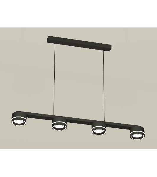 Светильник Ambrella light XB9152201/4 SBK/FR черный песок/белый матовый GX53 (C9152, N8434)