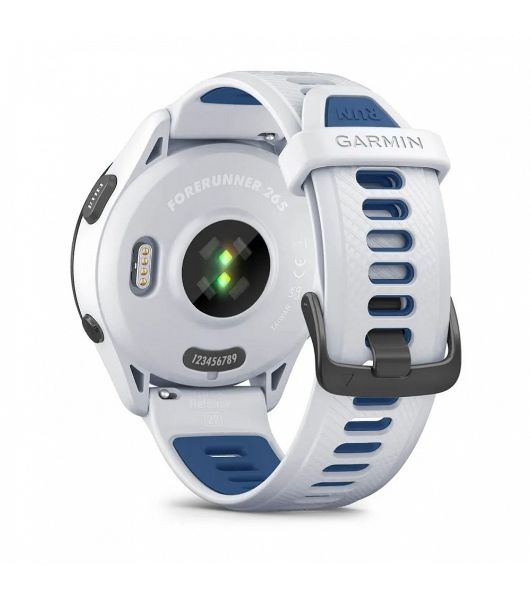 Умные часы Garmin Forerunner 265, 1.3" AMOLED, 5G, Wi-Fi, Bluetooth, NFC, IPX7, белый