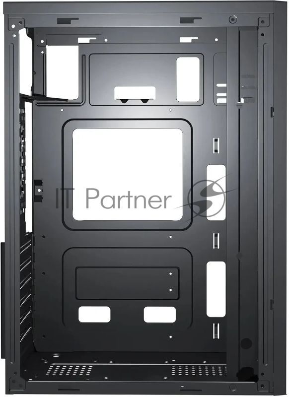 Компьютерный корпус KingPrice KPCC-MD203 черный без БП ATX 1x80мм 3x120мм 2xUSB 2.0 audio