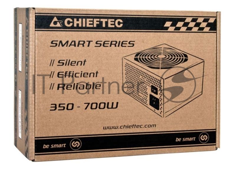 Блок питания Chieftec RTL GPS-600A8, 600Вт, 80 PLUS, 120мм, черный