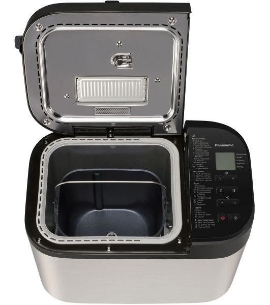 Хлебопечка Panasonic SD-YR2550STS серебристый/черный, 550 Вт, 1.1 кг, 30 программ