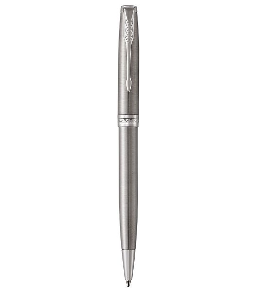 Ручка шариковая Parker Sonnet Core K526 (CW1931512) Stainless Steel CT, M, черные чернила, подарочная коробка