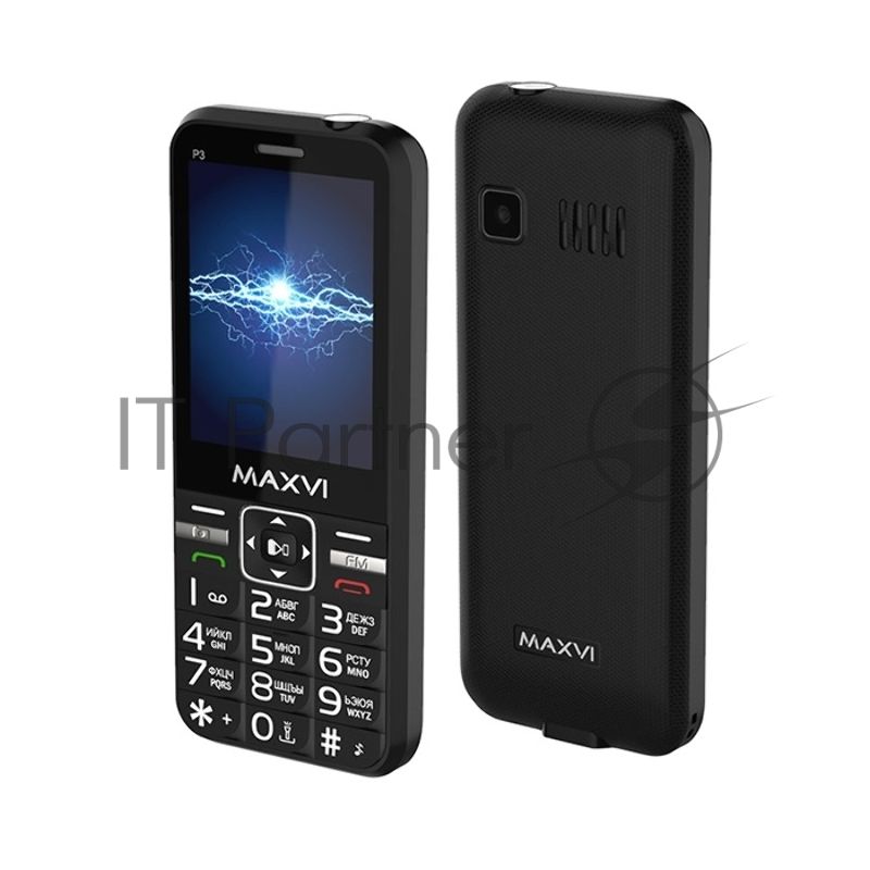 Мобильный телефон Maxvi P3 черный