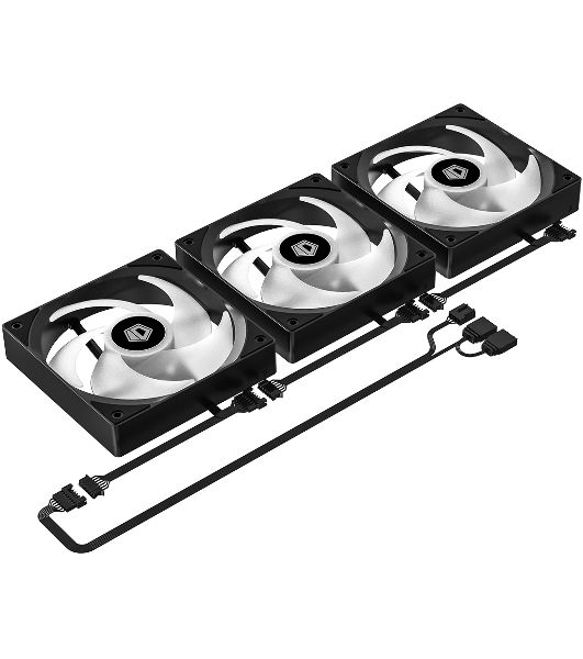 Система жидкостного охлаждения ID-Cooling FX360 LCD ARGb Soc-AM5/AM4/1200/1700/1851 черный 4-pin 27.2dB Al+Cu LCD 350W Ret