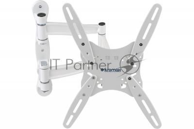 Кронштейн для телевизора Kromax TECHNO-5 белый, 15"-55" макс. 35 кг, настенный, поворот и наклон