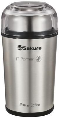 Кофемолка Sakura SA-6173S 250 Вт, 100 г, стальной