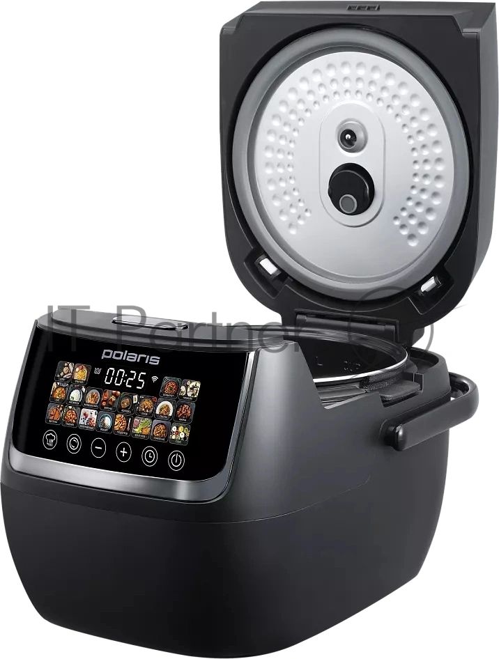 Мультиварка Polaris PMC 0515 WIFI IQ Home черный/серебристый, 5 л, 1050 Вт, сенсорное, 20 программ