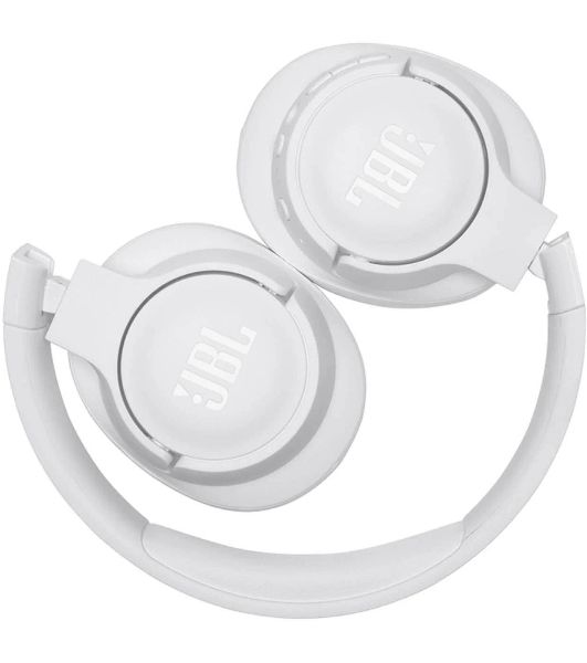 Беспроводные/проводные наушники JBL Tune 770NC белый, полноразмерные, Bluetooth + проводной, активное шумоподавление, до 70 ч