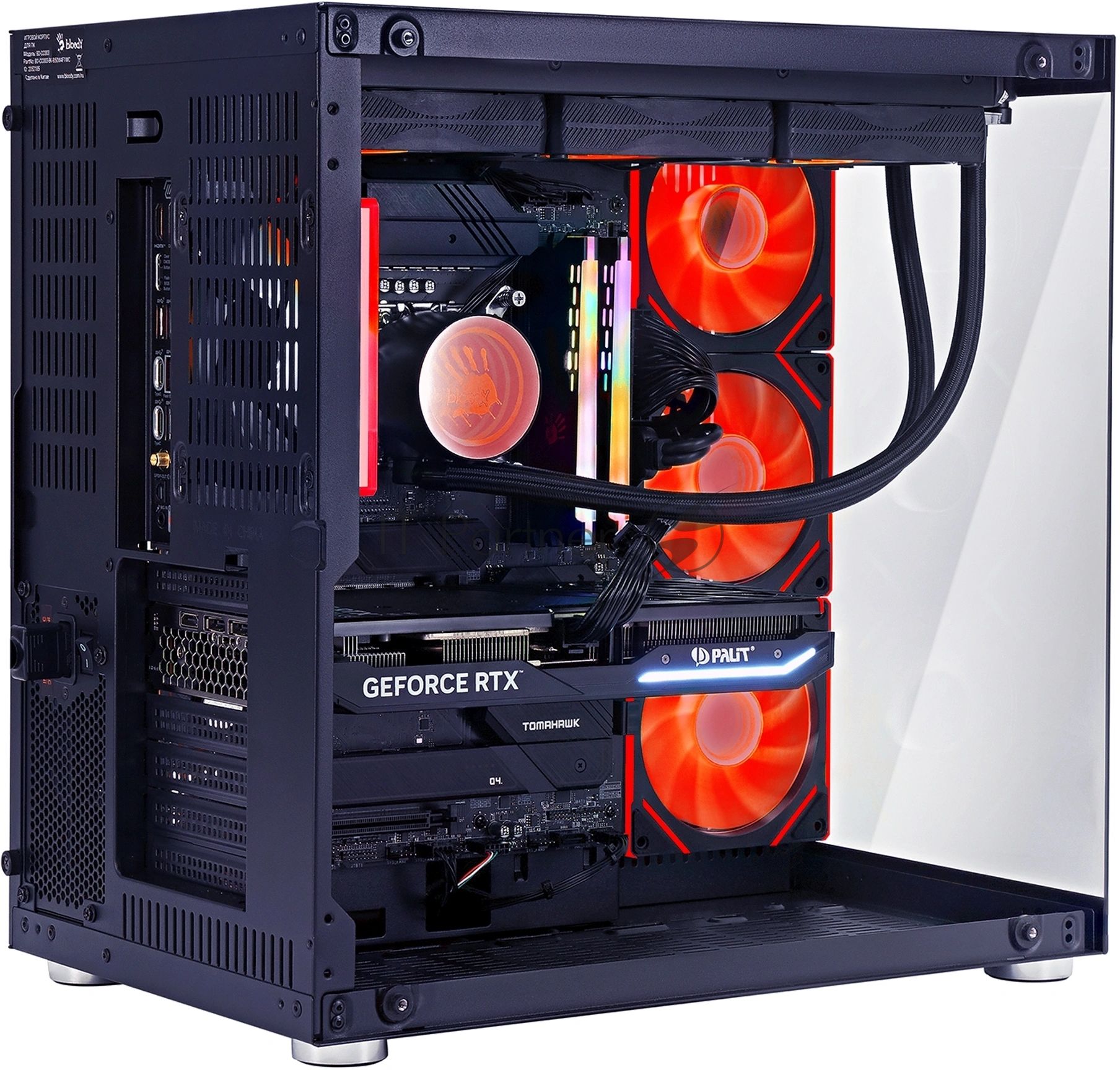 Компьютер Bloody BD-PC CZ79C3 MT i7 14700F (2.1) 64Gb SSD 1Tb RTX 5080 16Gb Win 11H 64 GbitEth 850W черный (2086028)