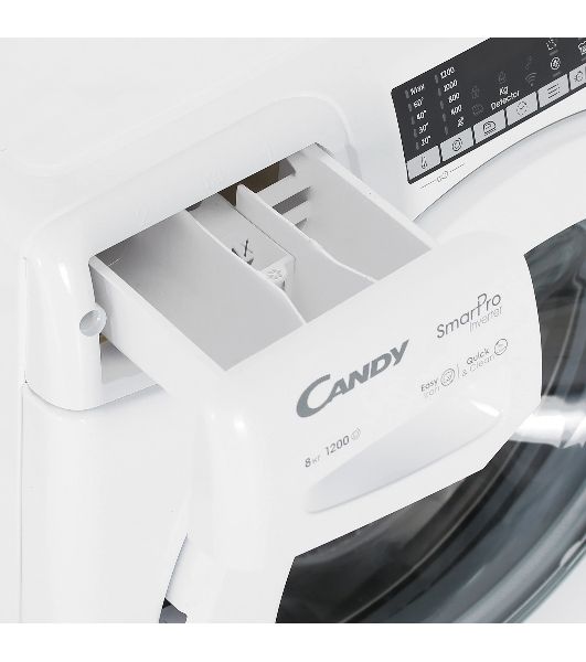 Стиральная машина Candy CSO44 286TWM-07 белый, загрузка фронтальная 8 кг, 1200 об/мин., класс: A
