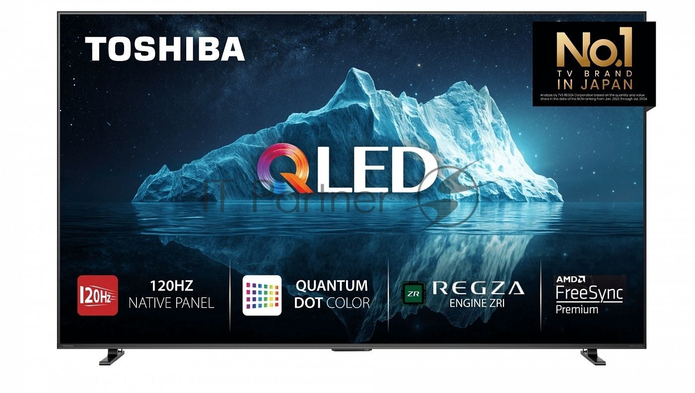 Телевизор Toshiba 65" 65Z670RE черный DLED+QLED UHD 144Hz Smart TV VIDAA 3GB/8GB