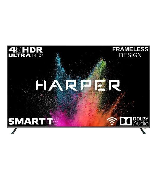 Телевизор Harper 75" 75U750TS черный LED 4K UHD 60Hz Android