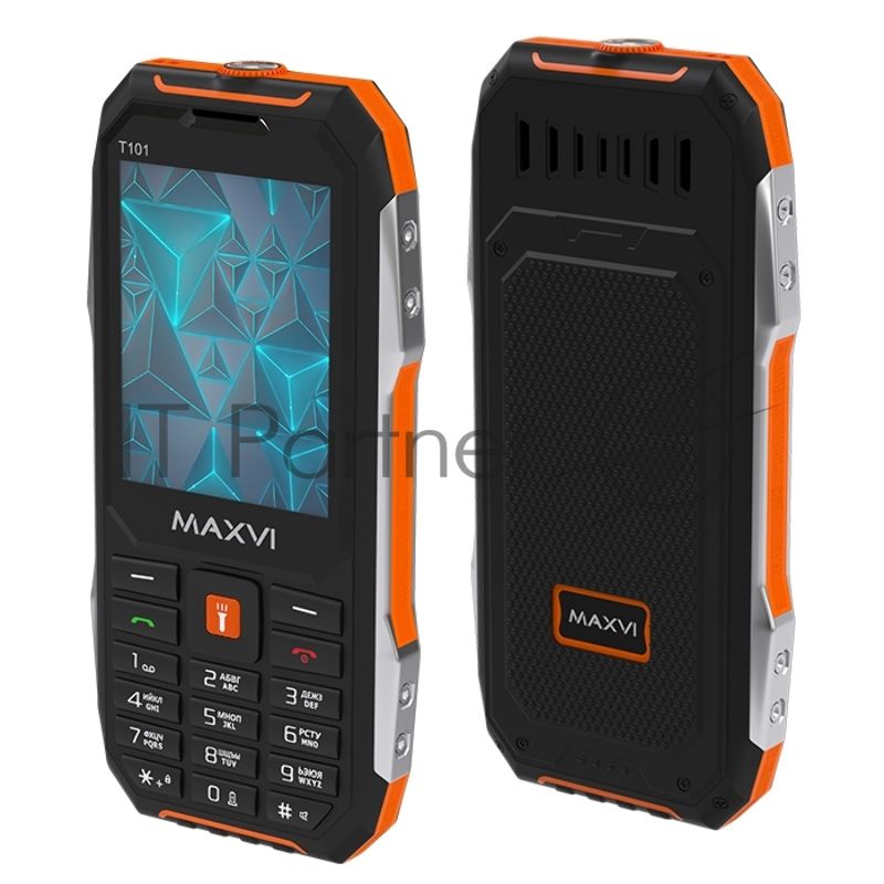 Мобильный телефон Maxvi T101 оранжевый