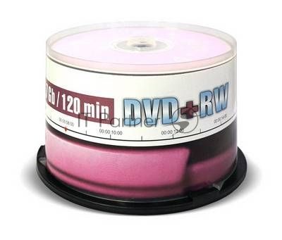 Диск DVD+RW Mirex 4.7 Gb, 4x, Cake Box (50), (50/300)