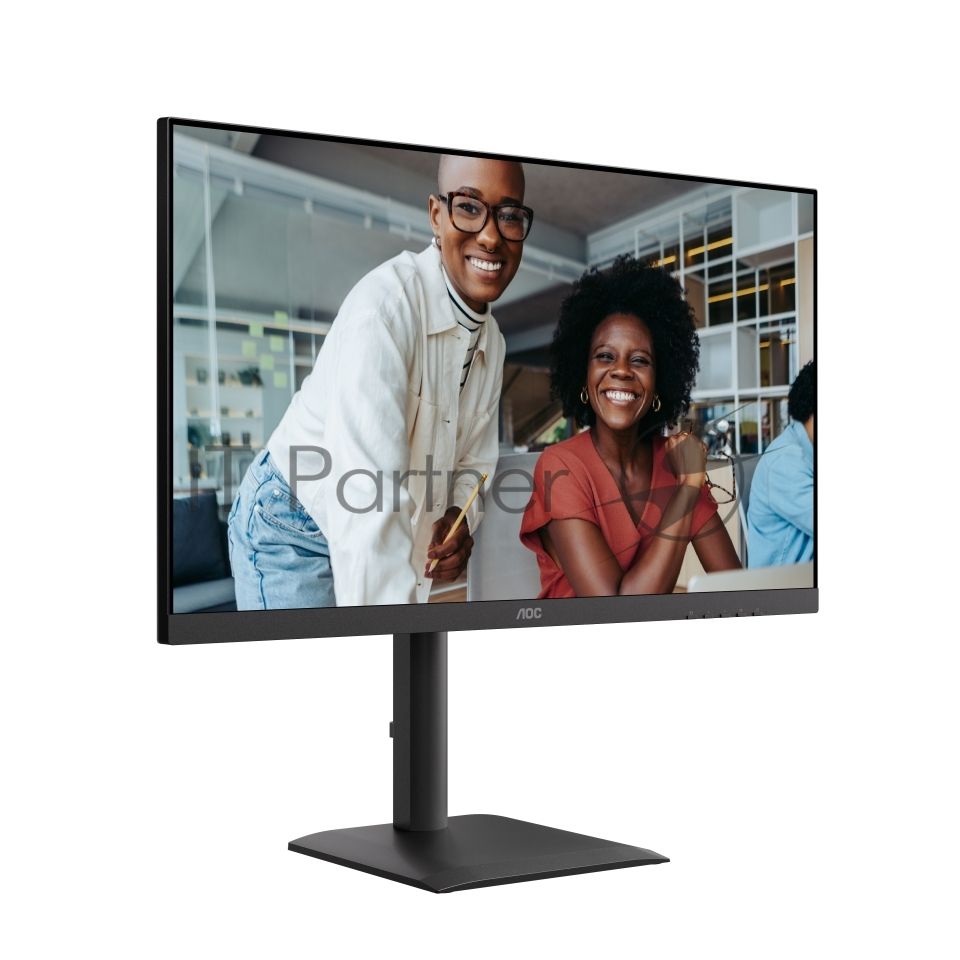 Монитор 27" AOC U27E4CV IPS 3840x2160, 60 Гц, 4 мс, 16:9, 400 кд/м², 2xHDMI 2.0, DP 1.4, DP Out, USB-C (90 Вт), USB Hub (4x USB 3.2), RJ45, 3.5 Jack, динамики (2x2 Вт), HDR Ready, Adaptive-Sync, VESA 100x100, черный