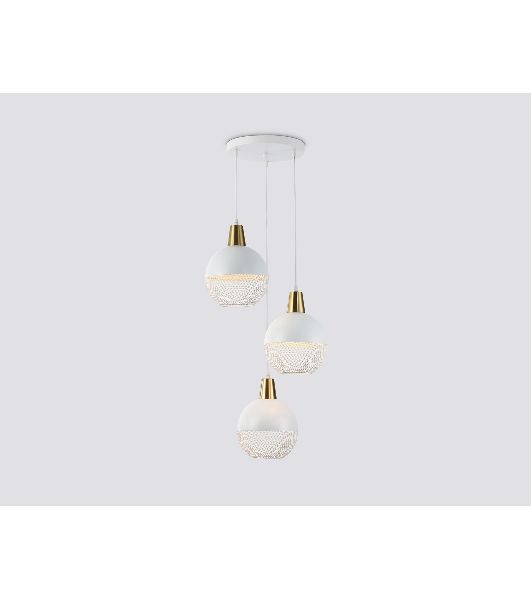Светильник Ambrella light TR8503/3 WH/CP белый/медь E27/3 max 60W D410*1000
