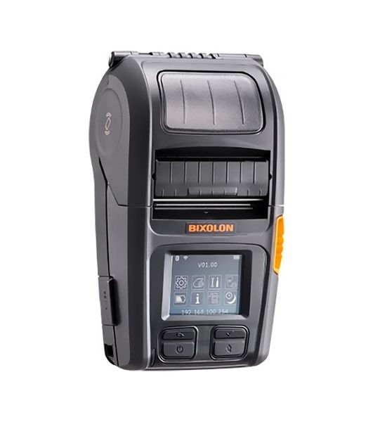 Принтер этикеток мобильный Bixolon XM7-20WDaK, 203 dpi, 152 мм/сек, RS232 (COM, Serial), USB, Wi-Fi, черный