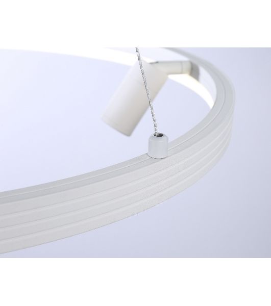 Светильник Ambrella light FL5281/1+3 WH белый 50W 3000K/4200K/6400K+4200K D500*1200 (ПДУ ИК)