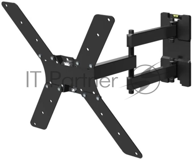 Кронштейн Holder LCDS-5566-B черный ""32”-55” (81-140 см), Нагрузка 45 кг, Угол наклона – 20°+20°, Угол поворота - 350°, Расстояние от стены 70-540 мм