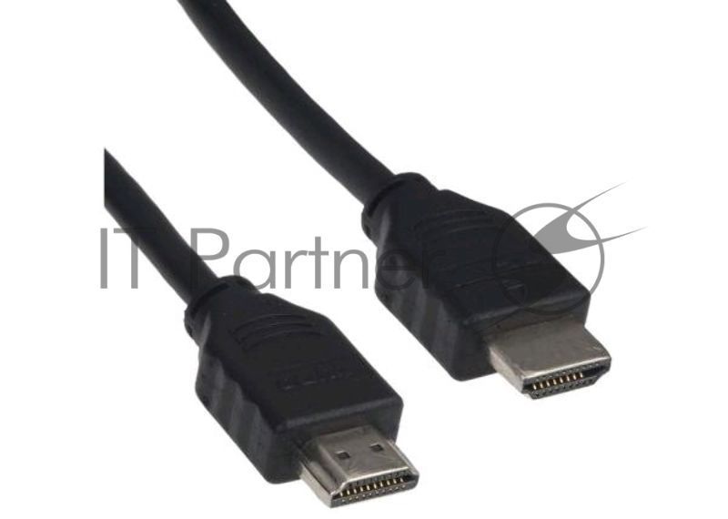 Кабель Cablexpert HDMI CC-HDMI4-0.5M, 19M/19M, v2.0, медь, позол.разъемы, экран, 0.5м, черный, пак