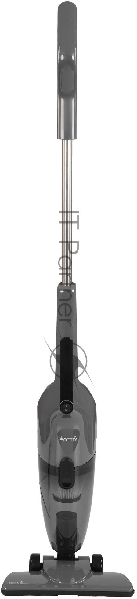 Пылесос вертикальный Deerma Combo DX600S черный/серый, питание от сети, 210 Вт, уборка сухая, пылесборник 1.2 л