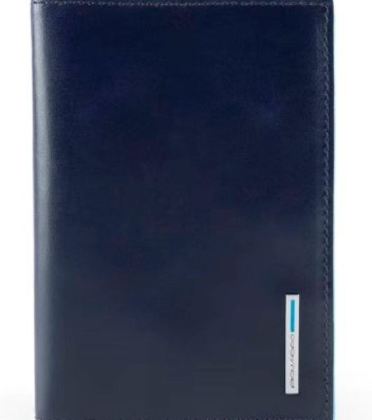 Обложка для паспорта Piquadro Blue Square PP5255B2/BLU2 синий натур.кожа
