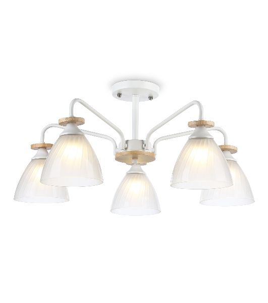 Светильник Ambrella light TR9567/5 WH/FR белый/белый матовый E27/5 max 40W D620*250