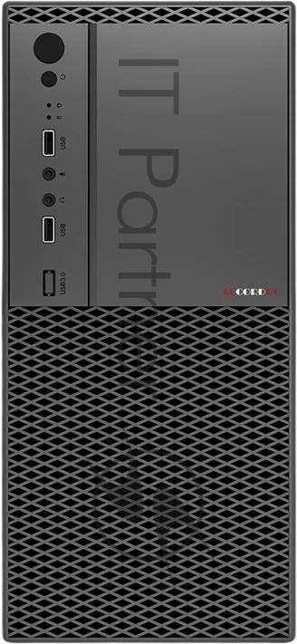 Корпус ACCORD ACC-1605B, Mini-Tower, чёрный