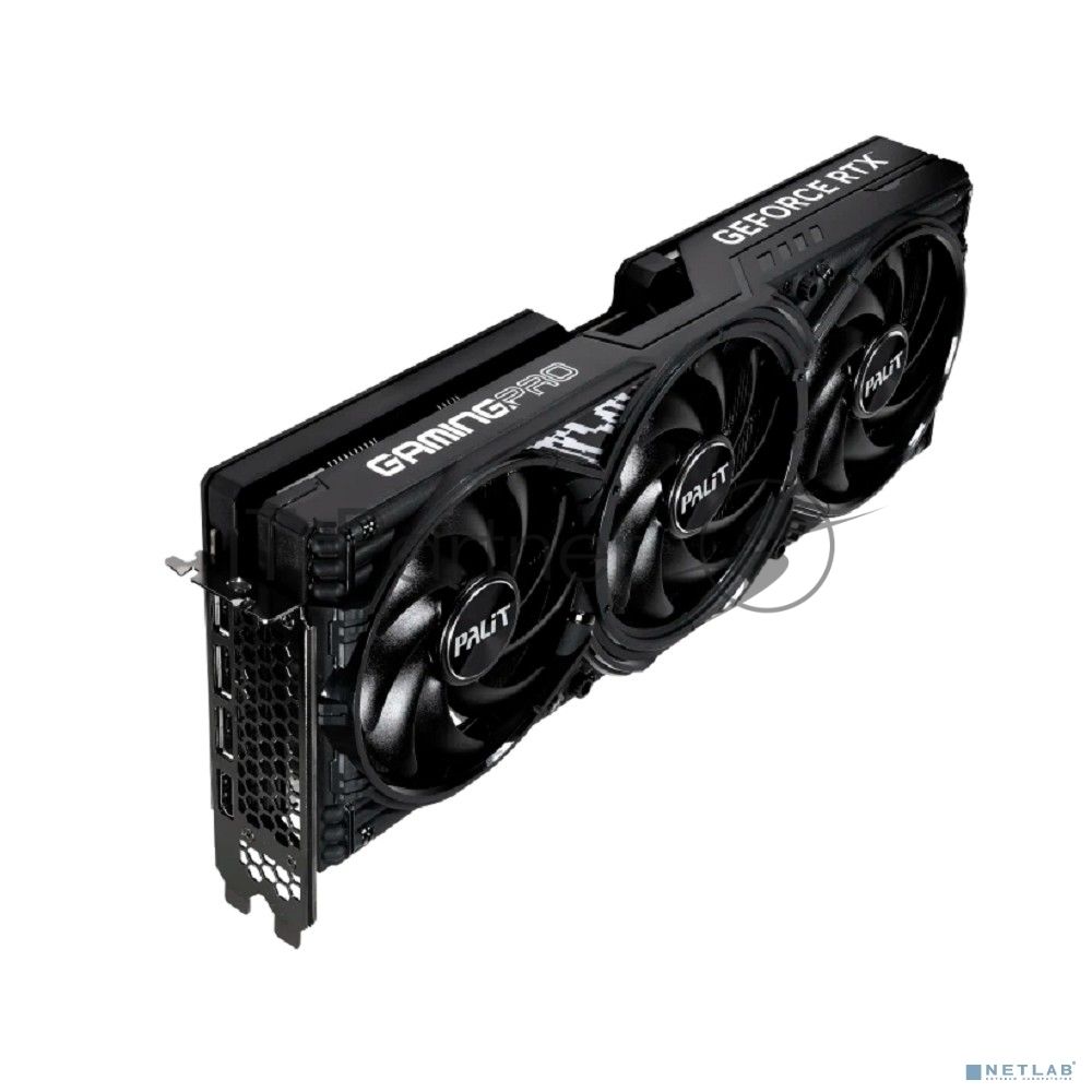 Видеокарта Palit GeForce RTX 5070 Ti GamingPro-S OC, 16 GB GDDR7, 256 bit, 3xDisplayPort, HDMI, GPU 2482 MHz