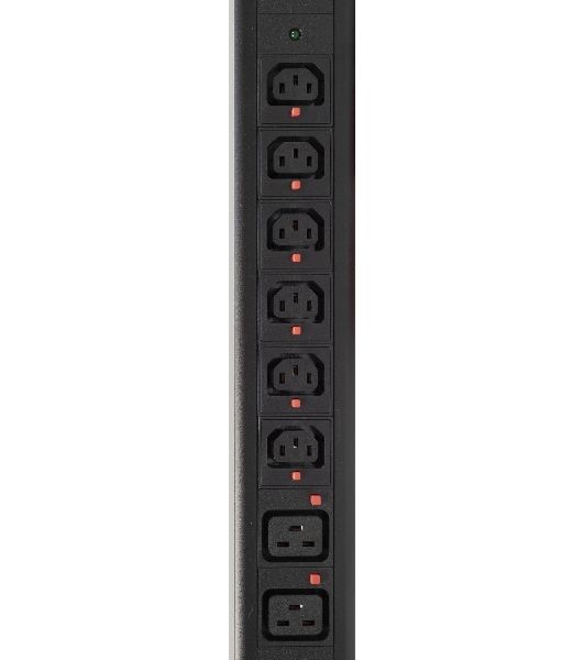 Блок распределения питания Powercom PDU-32AV24-18C3-6C9-3P верт.размещ. 18xC13 6xC19 3x32A IEC 60309 2м