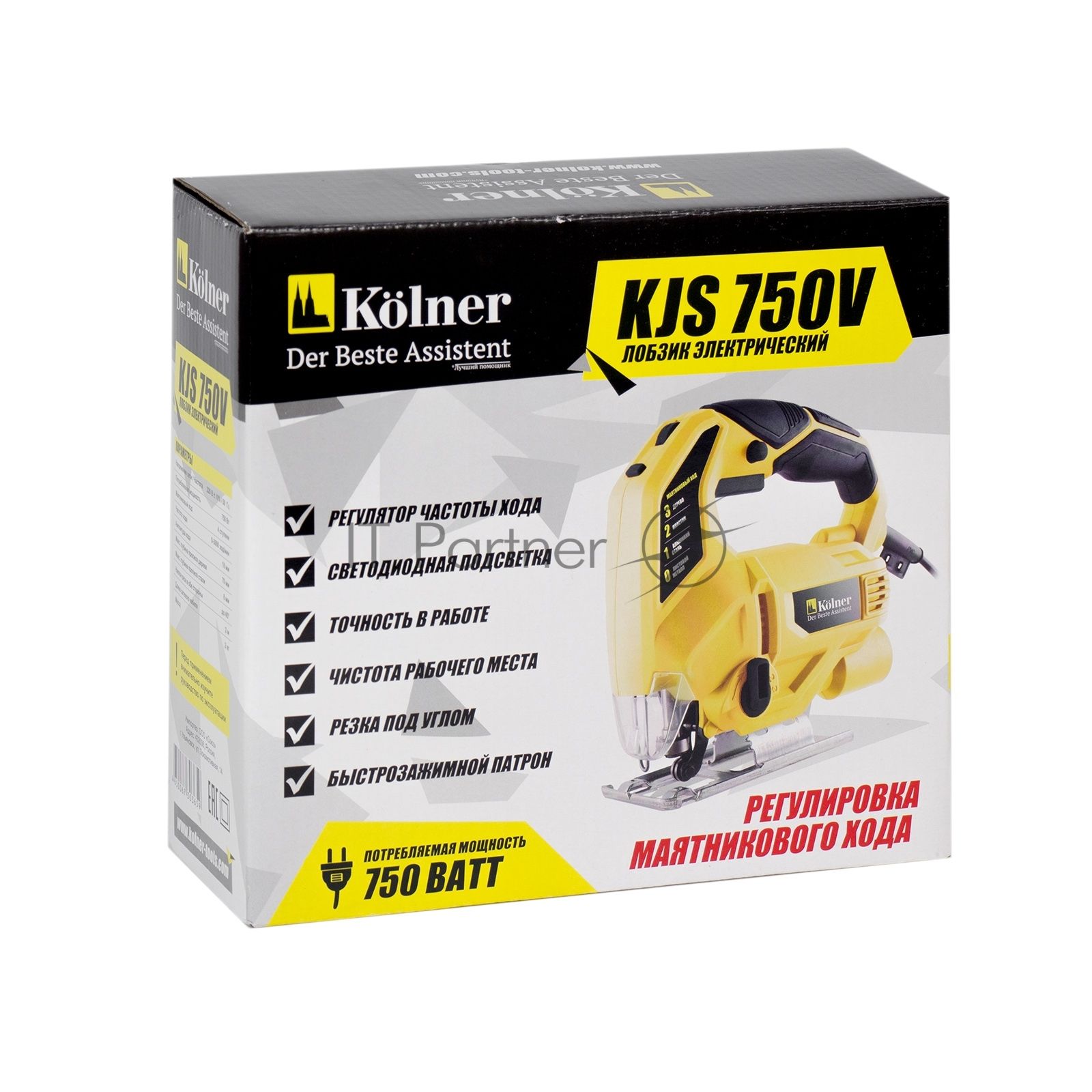 Лобзик электрический KOLNER KJS 750V