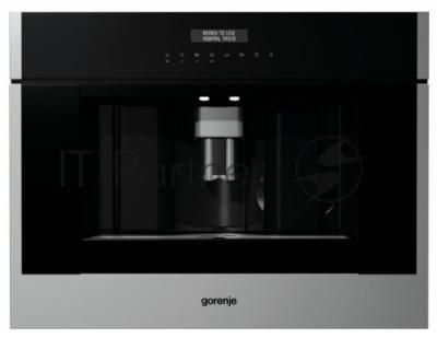 Кофемашина встраиваемая Gorenje CMA9200UX нержавеющая сталь/черный, исп. кофе - зерновой/молотый, 1.8 л, 1350 Вт, 15 бар
