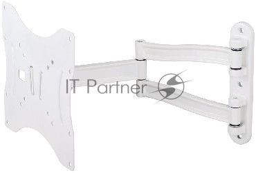 Кронштейн для телевизора Kromax TECHNO-3 белый 15"-40" макс.20кг настенный поворот и наклон
