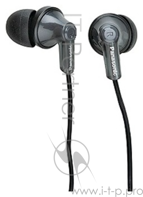 Проводные наушники Panasonic RP-HJE118GUK черный, внутриканальные, Jack 3.5 мм