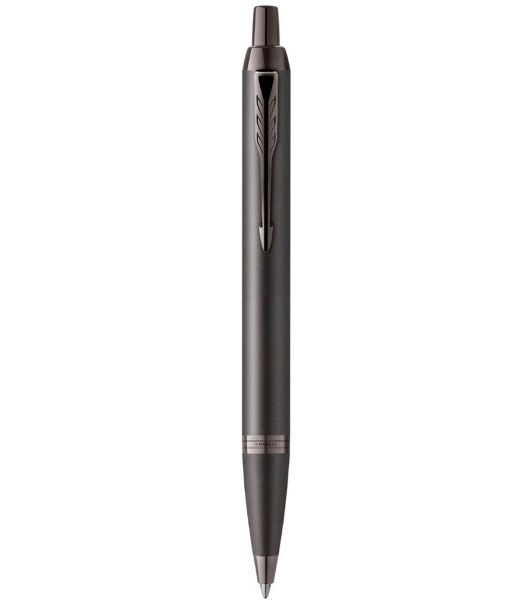 Ручка шариковая Parker IM Monochrome K328 (CW2172961) Gun Metal, M, синие чернила, подарочная коробка